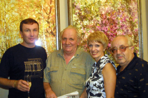 Слева направо: П. Галчанский, В.Поникаров, Г.Владимирская, Л.Рукман