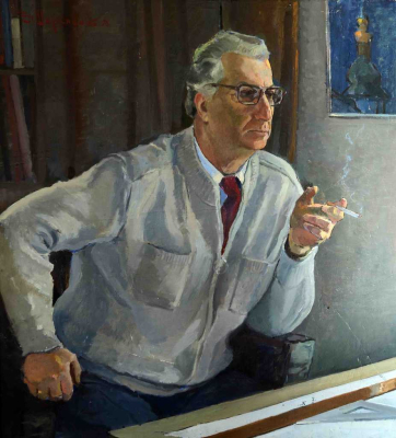 Портрет Генриха Владимировича Топуза (худ. В.А.Шарапенко, 1976г., холст, масло)