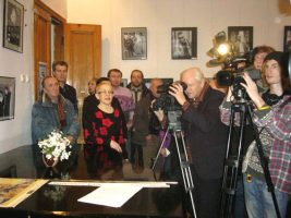 Открытие посмертной выставки работ старейшего одесского фотохудожника Бориса Ладыженского.
