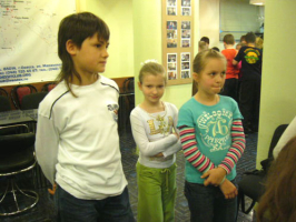 Школьники в гостях во Всемирном клубе одесситов.