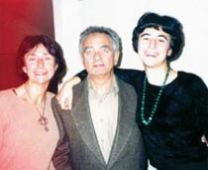 Рина Лившина, Семен Лившин и их дочь Ольга Лившина — одесситы в США.