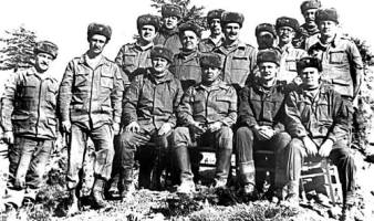 Кандагар. Руководство штаба 40-й армии.  В первом ряду третий справа – Борис Громов.